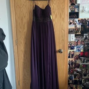 size 9 purple prom/formal dress